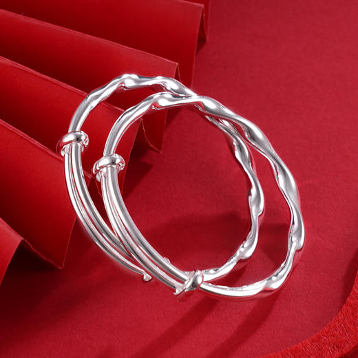 子佩集S999银【无穷福乐】童镯【BA50101】2403 商品图4