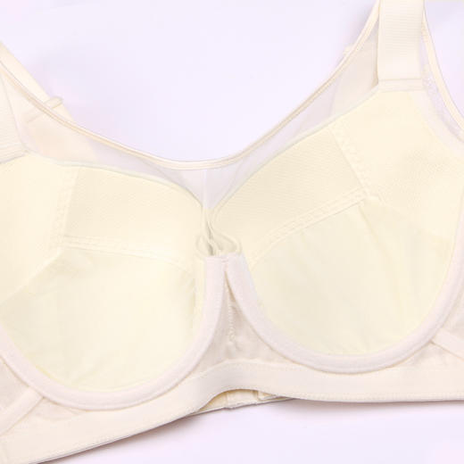 都市丽人完美包容大罩杯内衣女蕾丝文胸CDE杯适穿3/4杯超薄款速干软钢圈四排扣YB43J6 商品图8