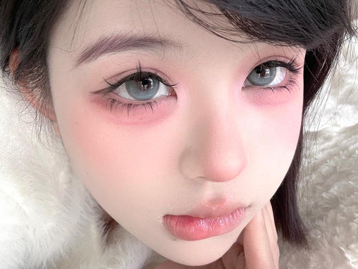 【中直径】PUFF GIRL-许愿池绿14.2mm【年抛0-800度 含525/575】 商品图6