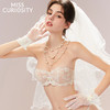 好奇蜜斯防滑抹胸无肩带内衣大胸显小女薄款文胸罩套装-奥汀 商品缩略图0