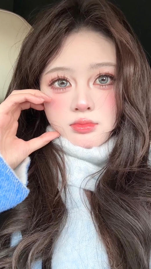 【中直径】PUFF GIRL-许愿池绿14.2mm【年抛0-800度 含525/575】 商品图9