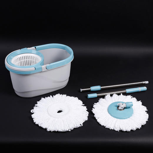 美丽雅双驱动旋转甩水拖把 桶*1、杆*1、头*2 商品图4