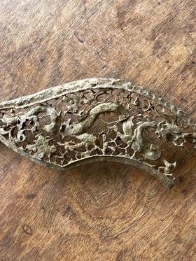 镂雕龙纹铁质壁饰，顺丰包邮