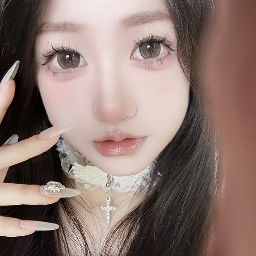 正品大直径年抛 Sheepcon肉桂可可美瞳 直径14.5着色14.4 韩国 商品图4