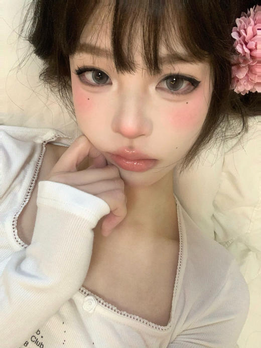 lunarcon 月抛 奶芙紫/奶芙蓝 渐变紫/渐变靛青 14.2mm 两片装 商品图7