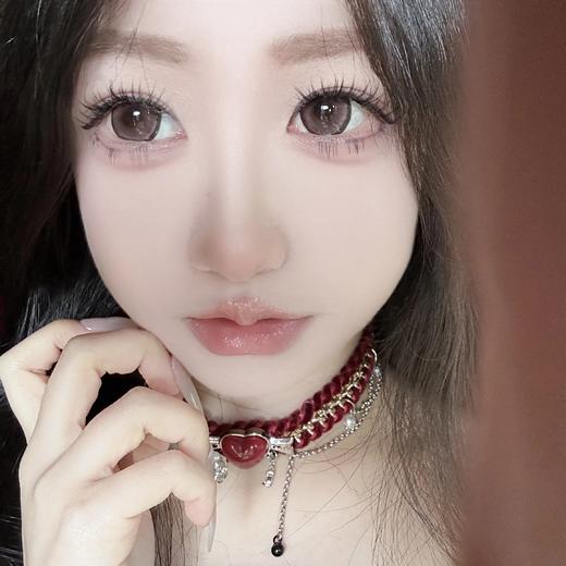 正品大直径年抛 Sheepcon樱桃可可美瞳 直径14.5着色14.4 韩国 商品图3