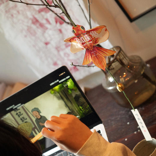 自然造物金鱼风铃挂饰亲子DIY手工益智玩具材料包文创生日礼物 商品图9