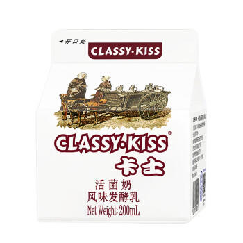 卡士（CLASSY.KISS）活菌酸奶 风味发酵乳 200mL*6盒 低温酸奶 原味酸奶 商品图5
