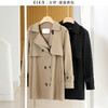逸阳风衣女2024春新款外套修身显瘦小个子中长款英伦风上衣3078 商品缩略图3