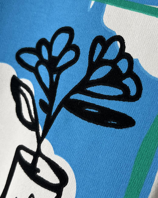 7折  限时 weekend 女士 窗边花卉印花圆领T恤 BH2471 商品图7