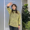 13WS圆领复古基础百搭毛织上衣41230（绿） 春季 403061032105 商品缩略图2