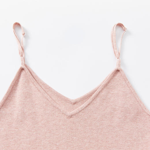 气质V领吊带针织连衣裙两件套女新款搭配长袖外套V2238921 商品图5