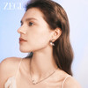 ZEGL设计师月映星河系列925银耳环女2024新款月亮星星耳钉耳饰品 商品缩略图3