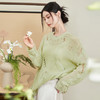 西遇日系麻花镂空慵懒风毛衣女新品软糯针织衫D0030257 商品缩略图3