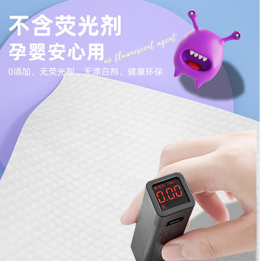 「1包顶8包！加柔加厚」加厚洗脸巾一次性洗脸巾 居家日用大包悬挂抽取式擦脸巾 商品图3