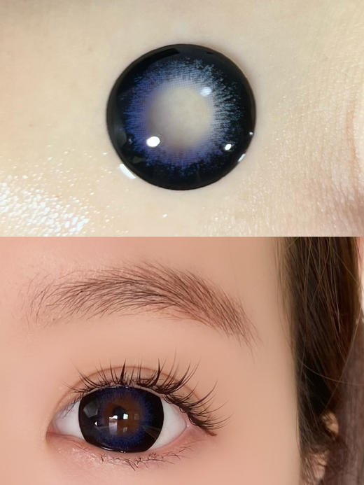 大直径年抛 agenscolor蓝色潮汐美瞳 直径14.5着色14.4 韩国产 商品图7