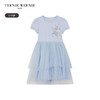 TeenieWeenie Kids小熊童装春夏女童拼接网纱公主袖连衣裙TKOM246366I 商品缩略图5