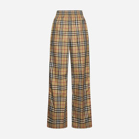 BURBERRY 巴宝莉 女士棉质运动休闲裤 格子 8083148 A7028