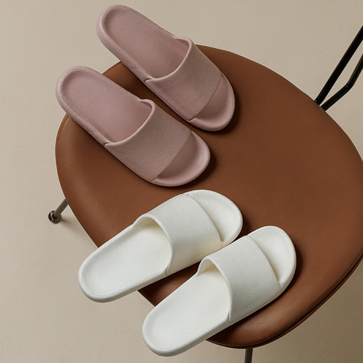 老米优品🎈福利！情侣款 日式EVA凉拖鞋  家居拖夏季防水防滑踩屎感   浴室皮纹拖 商品图2