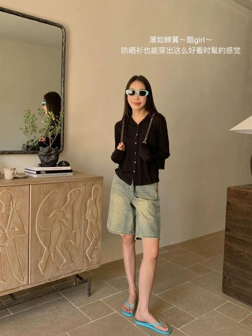 老米优品/ 颜值+舒适界的优等生！《轻氧天丝🍃轻盈天丝防晒衣》如云朵般软糯轻盈，休闲时髦的防晒衣！WT240308A 商品图8