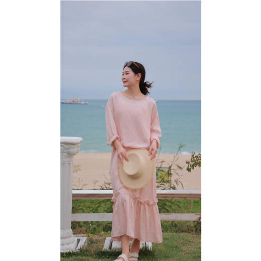 【抖音专属】（套头衫20708130十样锦+吊带裙23718155-十样锦） 商品图0