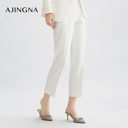 【商场同款】阿菁娜春夏新款通勤精致显瘦小脚西装裤A29C210057 商品图4