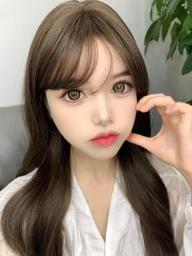 大直径年抛 agenscolor夏日甜果棕美瞳 直径14.5着色14.4 韩国产