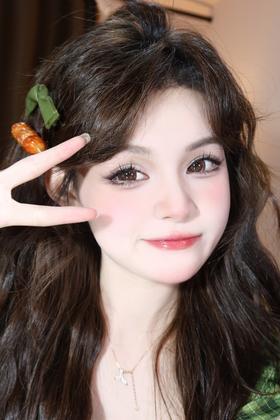 大直径年抛 agenscolor生椰拿铁美瞳 直径14.5着色14.4 韩国产