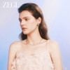 ZEGL设计师月映星河系列蝴蝶结耳环女2024新款星星耳钉银针耳饰品 商品缩略图3