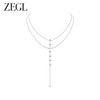 ZEGL设计师月映星河系列叠戴星星项链女款2024新款锁骨链颈链饰品 商品缩略图0