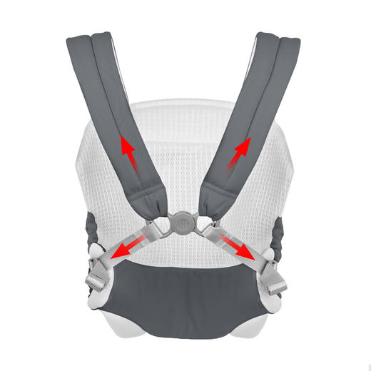 【科学分压 减轻负重遛娃更舒适】婴儿背带宝宝出行背袋初生儿四季可用简易双肩背带多功能抱娃神器 商品图3