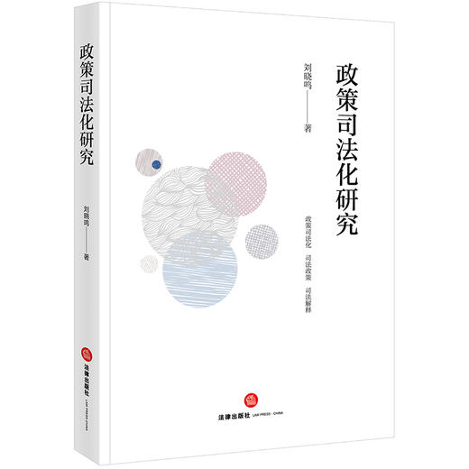 政策司法化研究 刘晓鸣著 法律出版社 商品图0