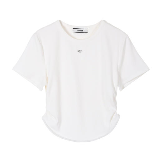 造型下摆短袖紧身T恤 商品图3