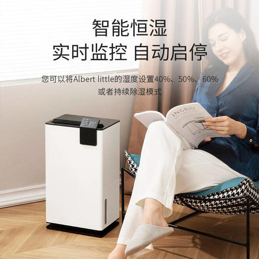 斯泰得乐(Stadler Form)除潮除湿机小型家用卧室空气吸湿抽湿机房间别墅轻音排湿器Albertlittle 10L/天AlbertlittleWiFi 商品图4