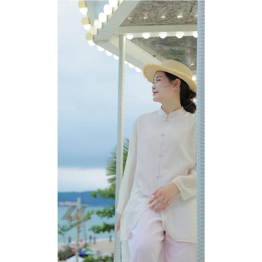 【抖音专属】【线上专属】【陌上花系列】立领小衫（24710261弗肯红） 商品图1