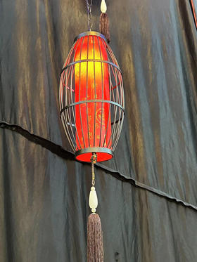 单头中式收腰吊灯（运费自理）