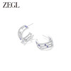 ZEGL设计师月映星河系列925银星星耳环2024新款耳圈星芒耳钉耳饰 商品缩略图0