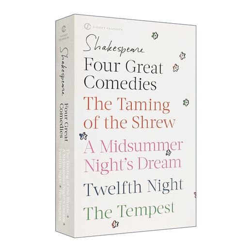 莎士比亚四大喜剧 Shakespeare 英文原版小说 Four Great Comedies 仲夏夜之梦 第十二夜 驯悍记 暴风雨 英文版进口文学书籍正版 商品图0