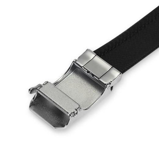 皮尔卡丹黑色男式自动扣皮带 商品图2