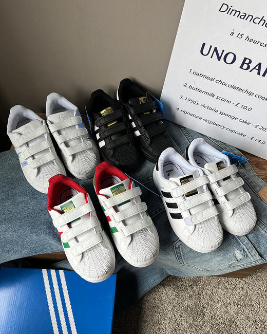 现货 THS 3.9-无 阿迪家 贝壳头魔术贴男女童鞋 6色 CZ010 商品图9