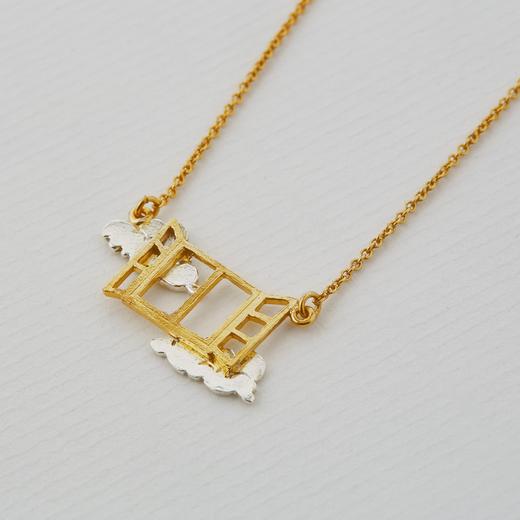 北京仓｜Alex Monroe-Open Window-窗户中的云朵 项链 ［英国设计师］ 商品图3