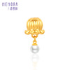 等一朵花开 铃兰 黄金足金铃兰挂坠小珍珠吊坠女款转运珠MEMORA诗普琳HP648601 商品缩略图5