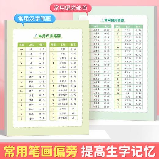 【艾宾浩斯生字听写本】拼田本小学生每日听写本作业本默写本1-6生字听写打卡本 商品图4