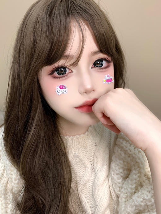 大直径年抛 agenscolor黑莓传说灰美瞳 直径14.5着色14.4 韩国产 商品图3