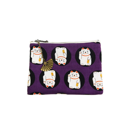 HUJI祤集Komon收纳包风の花招财猫猫 商品图13