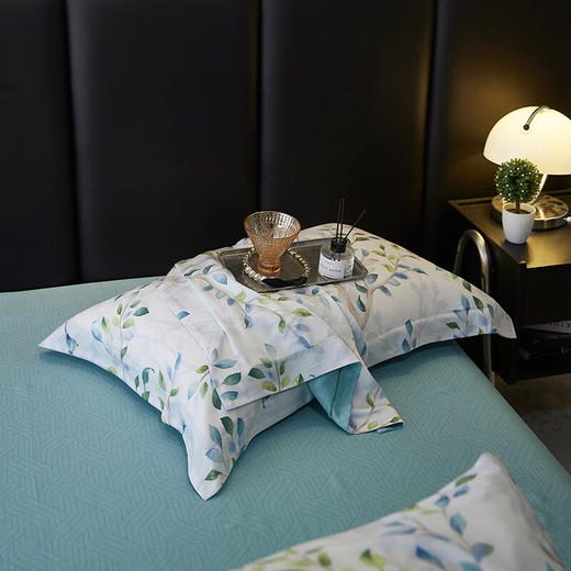 恒源祥家纺60支天丝四件套莱赛尔AB面套件 200*230cm枫雅林 商品图3