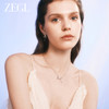 ZEGL设计师月映星河系列925银月亮项链女2024新款星星锁骨链饰品 商品缩略图4