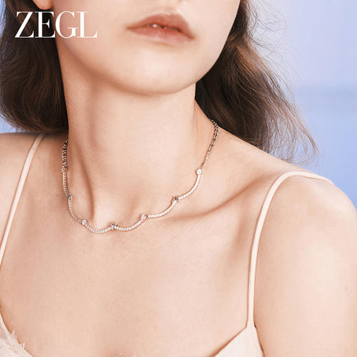 ZEGL设计师月映星河系列星星项链女2024新款颈链叠戴锁骨链高级感 商品图1