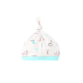 丽婴房-配饰类（秋）G3宝宝帽4_粉绿\浅绿