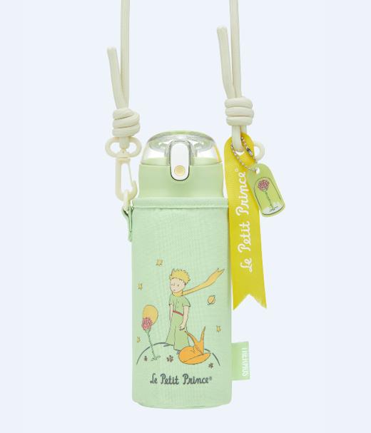 膳魔师x小王子Tritan吸管杯PU杯套儿童运动瓶户外水杯600ml 商品图1